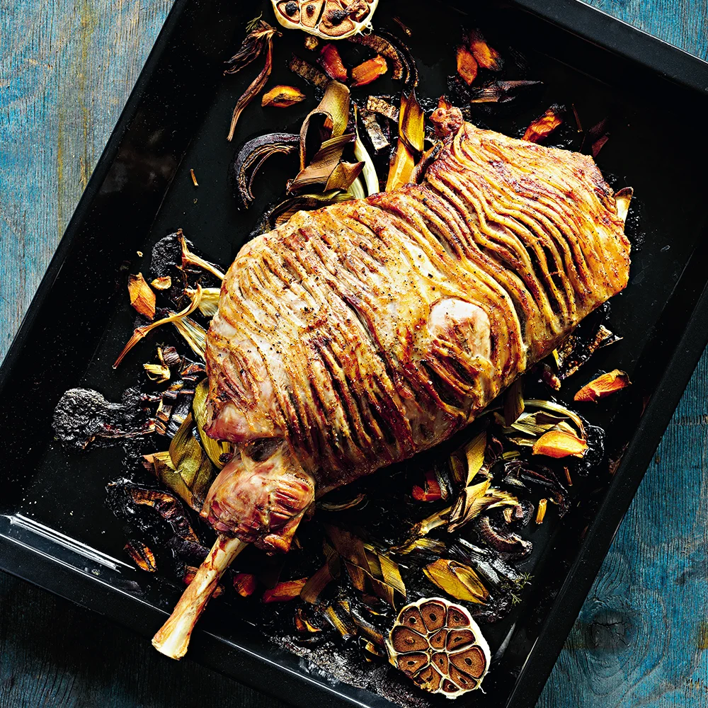 Lammstek med rotfrukter