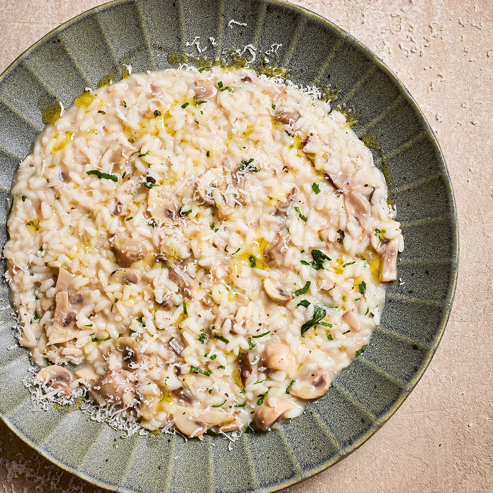 Svamprisotto som på restaurang