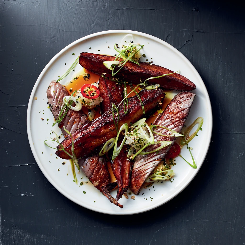 Friterad aubergine som i Tokyo